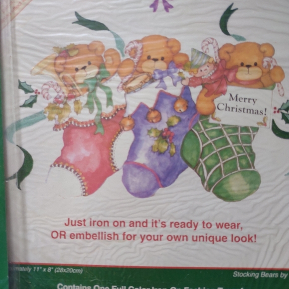 Dimensions Christmas iron on transfers 80021 - Picture 2 of 5